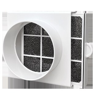 管道过滤器通风换气过滤网新风防蚊虫灰尘排风管风机进气口过滤棉