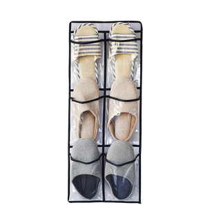 宿舍卧室门后墙壁上挂的装鞋子袜子多层收纳N袋柜子衣橱杂物储物