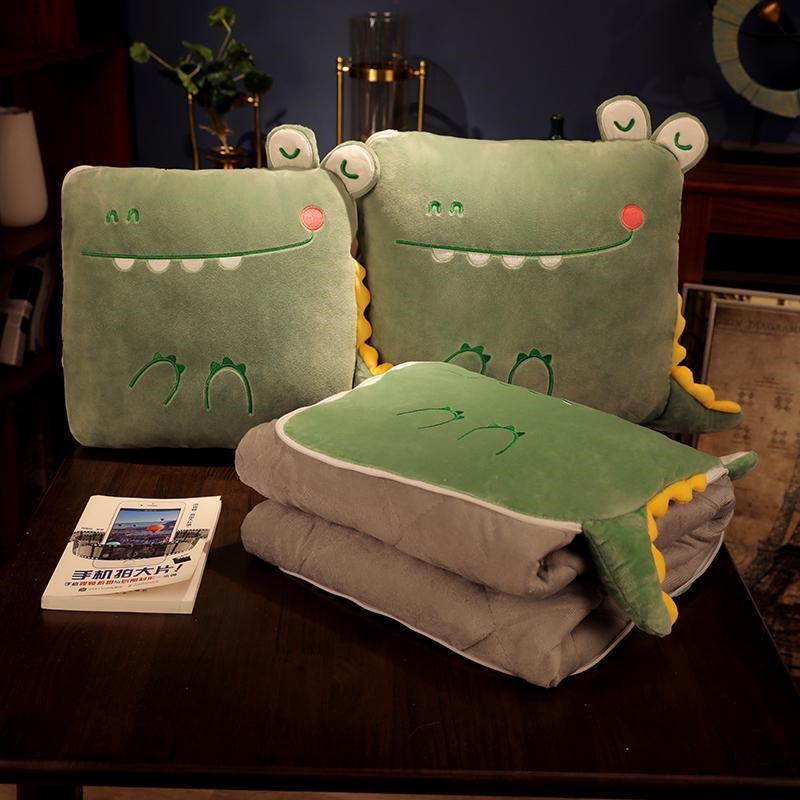 抱枕被子两用办公室午q睡小枕头车载毯子汽车内车用折叠夏季可爱