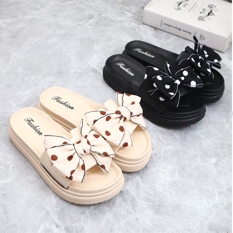 厚底凉拖鞋女外穿2024新款夏时尚松F糕网红百搭增高沙滩平底一字