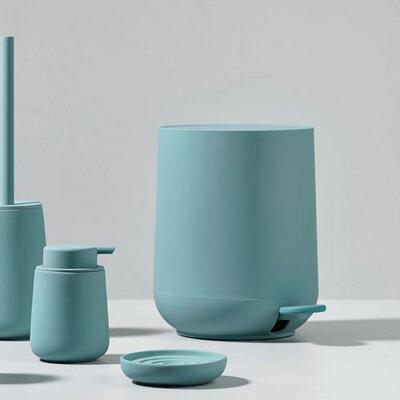 丹麦ZONE踏板垃圾桶脚踏式带盖子家用化妆室卧室厨房客厅高档简约