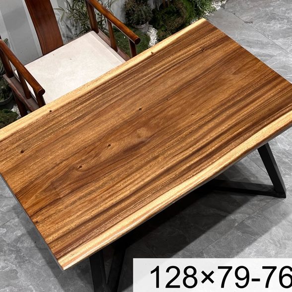 胡桃木大板128-78-7实木茶桌茶台整块茶几茶板原木餐桌家用桌面