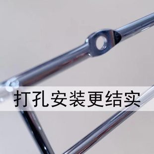 门口一家用墙壁置物架固定墙上打孔不锈钢挂钩壁挂金属排挂勾厨房