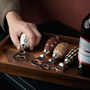 饰红酒酒具套装 进口创意高档牛骨开瓶器啤酒起子起瓶器摆件装