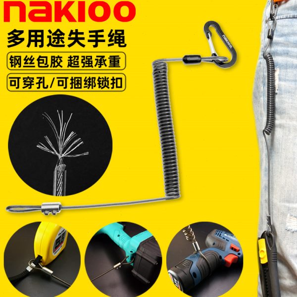 失手绳I胶高空作业不锈钢安全绳快包通用AK防OO挂跌落绳工具配件N