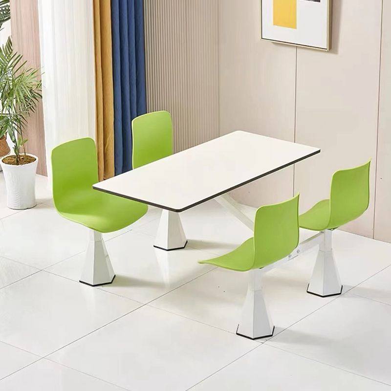 新款快餐桌椅简约员工食堂单位连体4人位6人位组合学校餐桌长方形,住宅家具,岛台餐桌,淘宝优惠券,粉丝福利购,淘宝优惠卷
