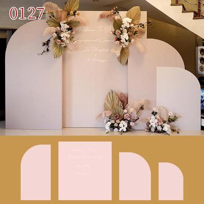 订婚宴婚礼布置装饰小众简约回门摆件全套气球背景墙kt板定制0127