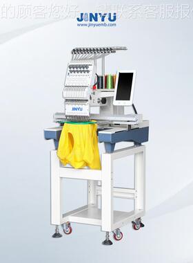 JI金NYU誉 电动JCS1201E单头绣花机 绣自动脑绣花 电平机