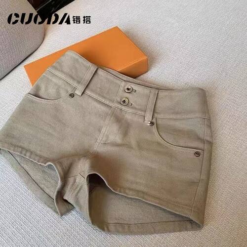 卡其色美式辣妹慵懒小个