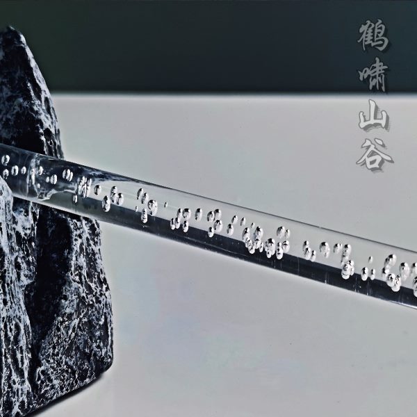 小圈实践工具鹤啸山谷亚克力棒气泡藤条静音超痛透明亚克力棒圆棒