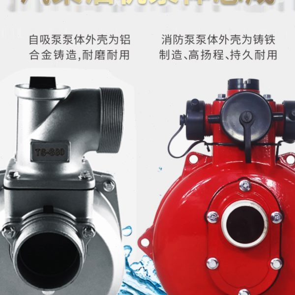 汽油机水泵总成泵体总成高扬程2寸/3寸/4寸 小型抽水机配件自吸泵