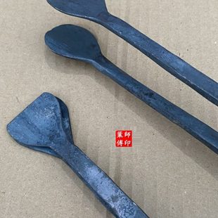 烧饼钳打铁钳大头钳夹子扁口钳筒饼钳荆州锅盔火钳垃圾钳手工夹钳
