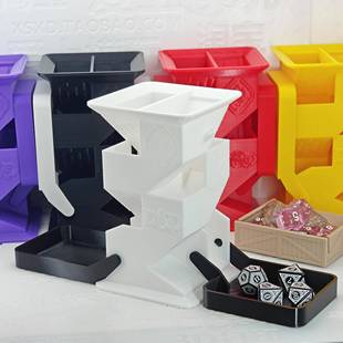 桌游折叠骰子塔 跑团dnd便携骰塔 股子塔 桌游升级配件Dice Tower