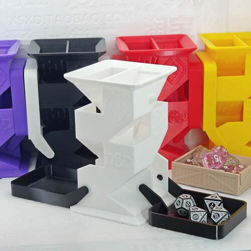 桌游折叠骰子塔 跑团dnd便携骰塔 股子塔 桌游升级配件Dice Tower