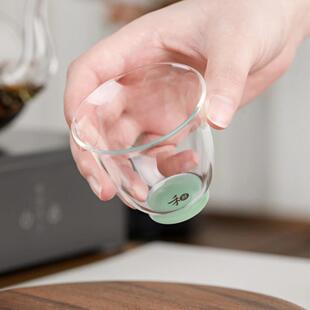 禾器 晶彩韵杯金标升级款加厚高硼硅玻璃主人杯品茗杯喝茶杯90ml