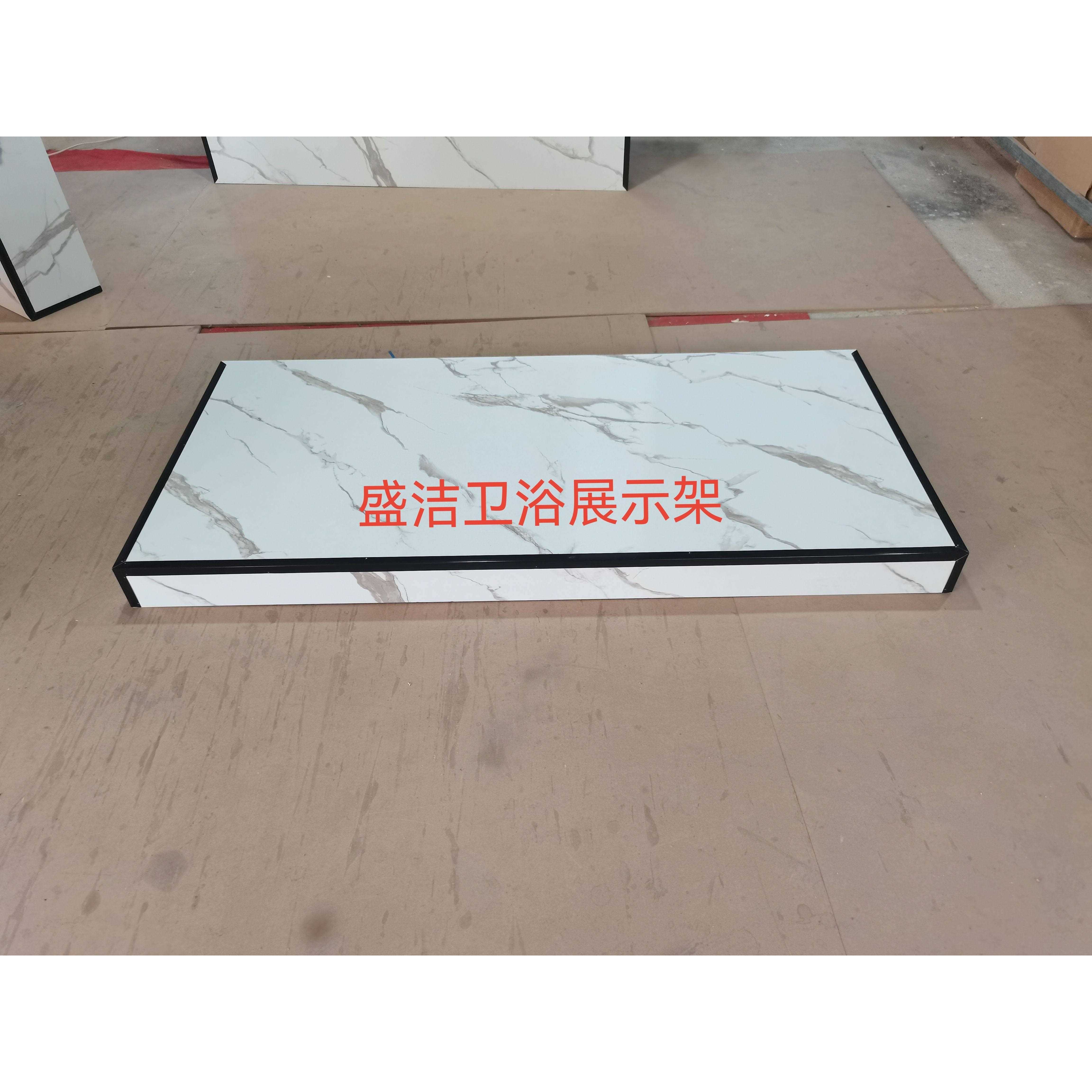 马桶展示地台坐便器展台卫浴中岛蹲坑厕地台展架展柜蹲便器展台柜图片