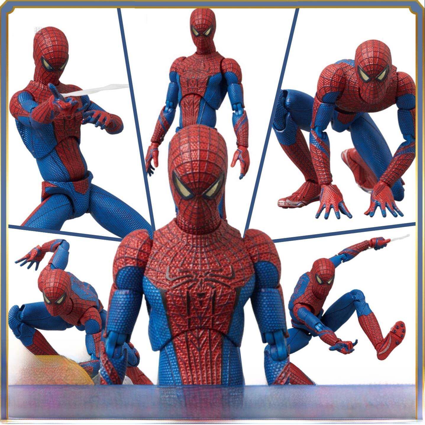 神奇蜘蛛侠1漫威电影加菲猫安德鲁可移动人物模型玩具