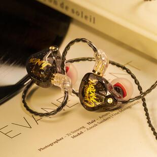 威泽OS1BEAT入耳式高解析HIFI耳挂式游戏电竞有线耳机