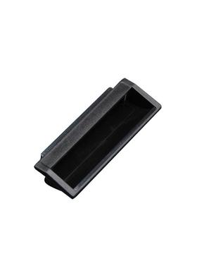 DMK012塑料黑色暗拉手工业设备电箱柜暗装内嵌式把手柜门抽屉扣手