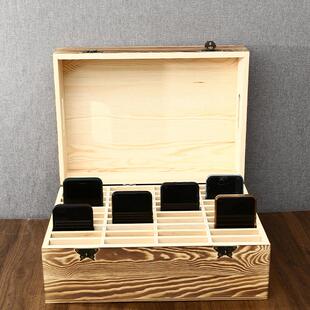 手机保管箱带锁木盒学生手机保管箱办公会议多格子手机管理盒带锁