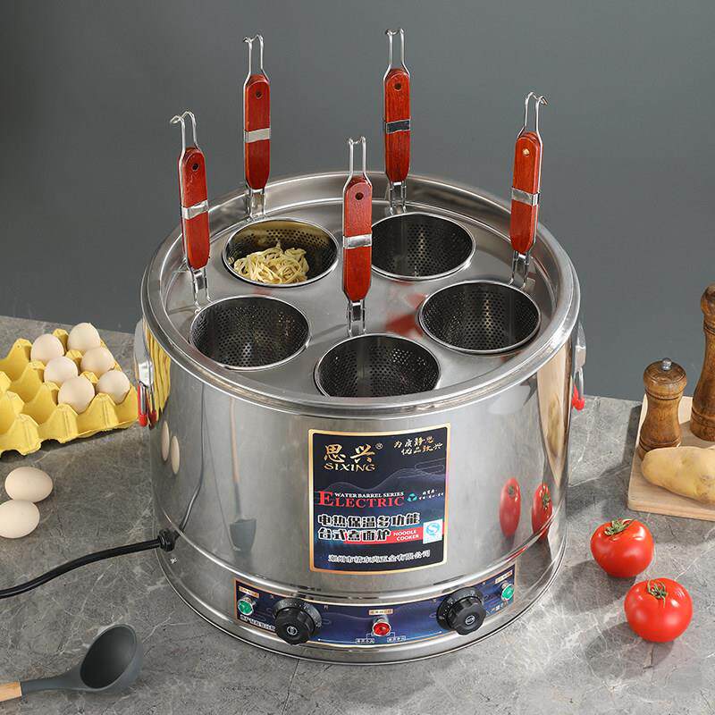 商用煮面炉麻辣烫锅汤面桶煮面机蒸煮桶电热汤粉炉台式烫菜煮饺子