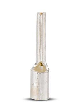 国标紫铜IT1-2裸针型端头 实心针 冷压接线 线端子针形小黑夹 100