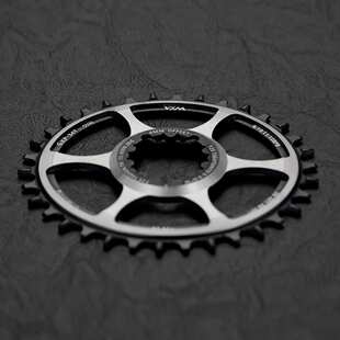 VXM山地车单盘GXP直装式一体盘 正负齿椭盘偏移量6mm链轮3234T36T