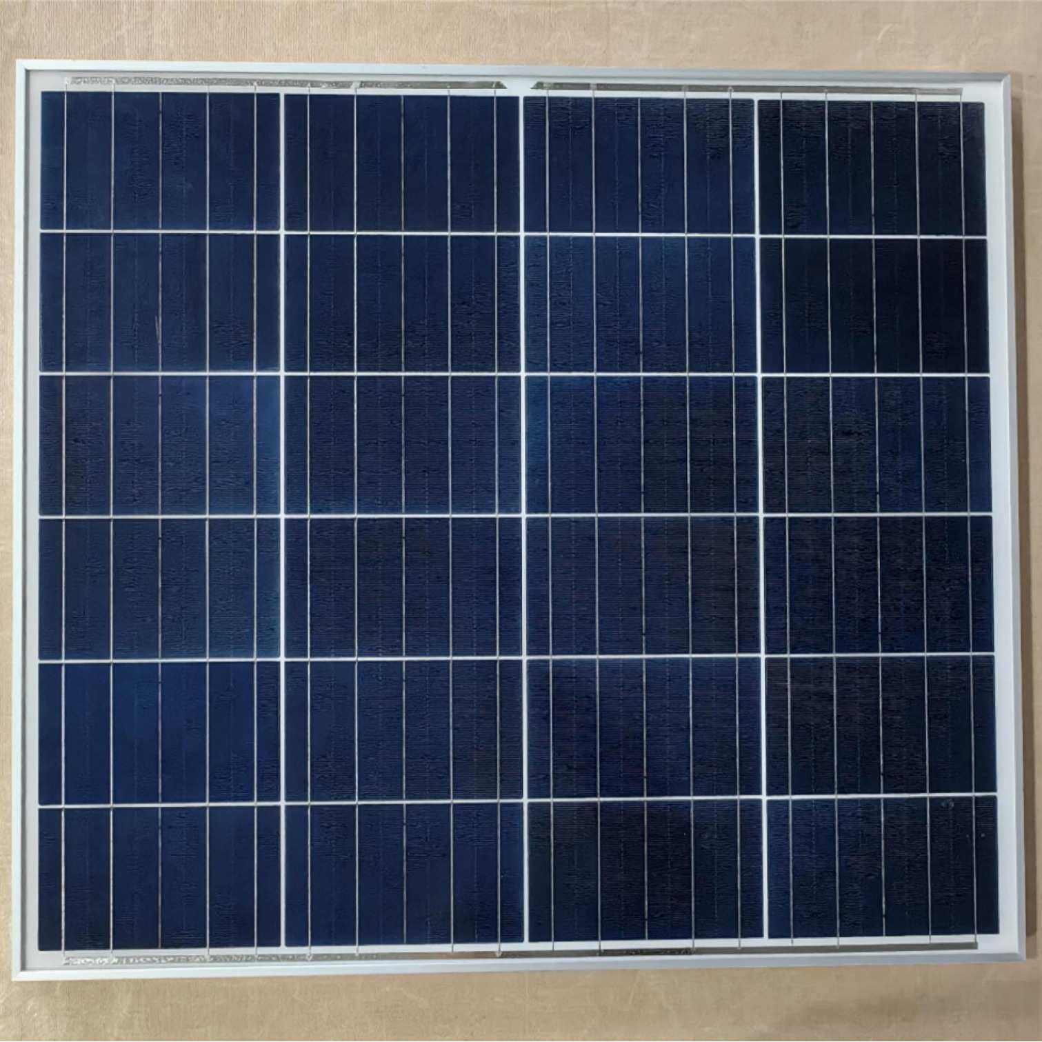 多晶 6V60W18V太阳能路灯光伏板40W50W70W80W90W100W监控供电系统