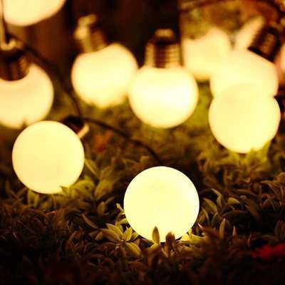 5M LED Solar Powered Bulb String Lights Garden Fairy Light