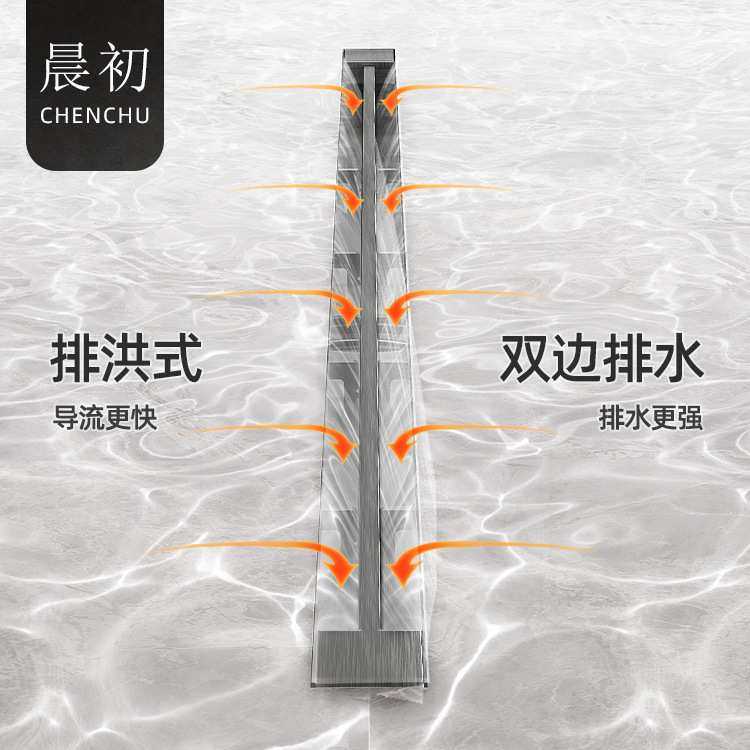 线性地漏极窄长条线型不锈钢地漏SU304长地漏酒店工程可开双孔