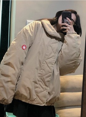 自主自产 X CAV EMPT C.E 脉冲复古面包服棉衣高领飞行夹克男女