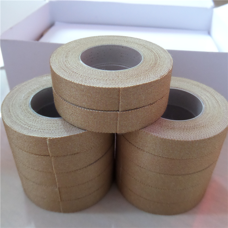 透气丝绸古筝指甲琵琶胶布 防过敏胶布弹力丝绸胶带盒装