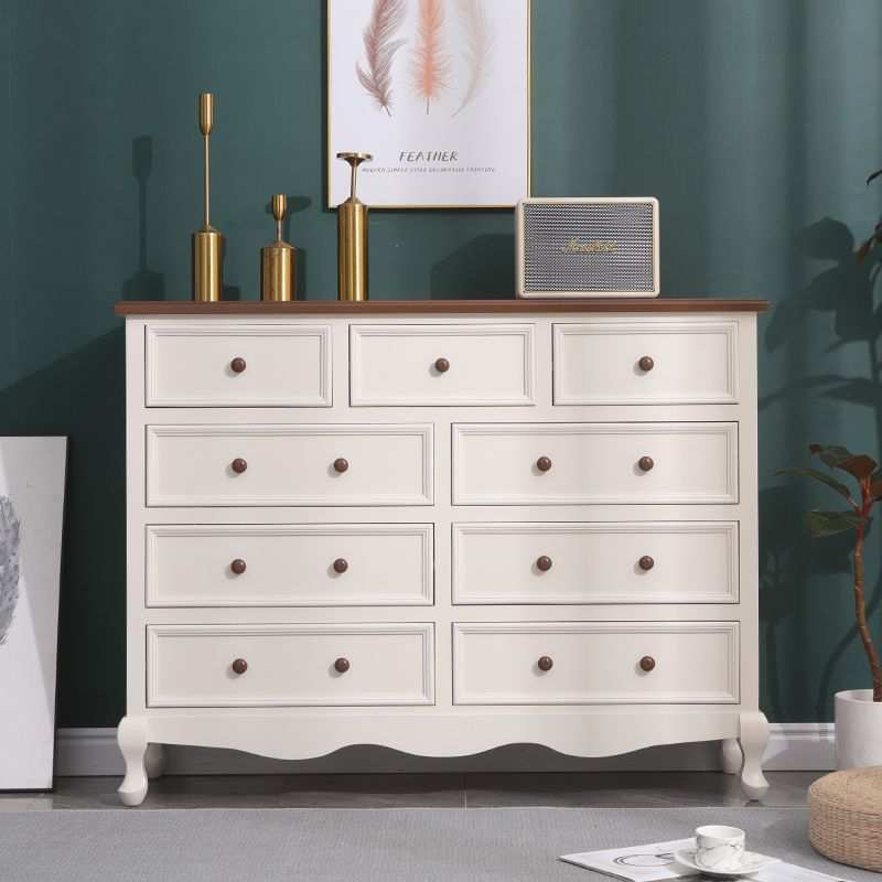 五斗柜实木卧室收纳柜客厅电视柜简约现代五斗橱多功能抽屉柜