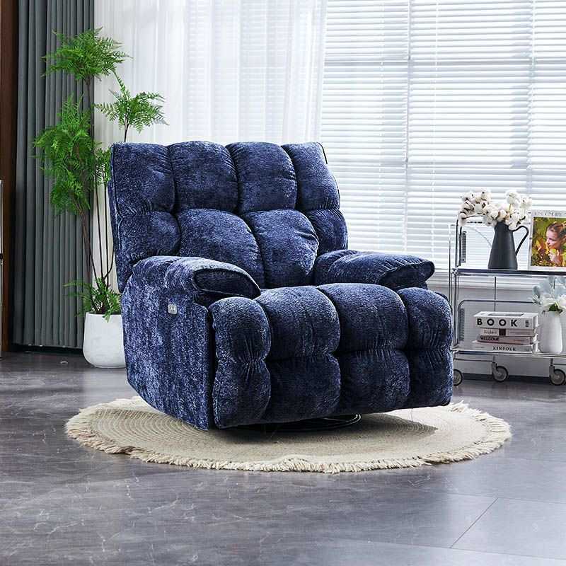 多功能云朵沙发电动按摩沙发椅可睡可躺家用单人太空休闲懒人摇椅