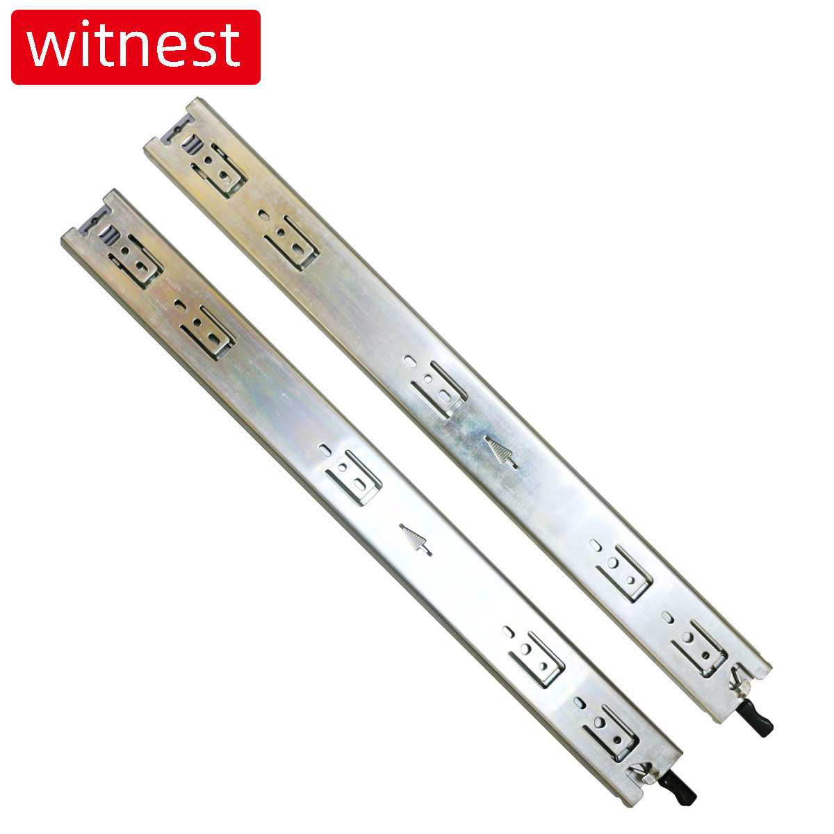 51mm宽滑轨《带锁款》房车机械工具箱工业重型导轨路轨承重静音