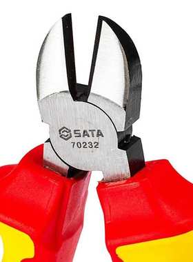 世达（SATA）VDE高压绝缘斜嘴钳电工钳子10000V耐压老虎钳70331