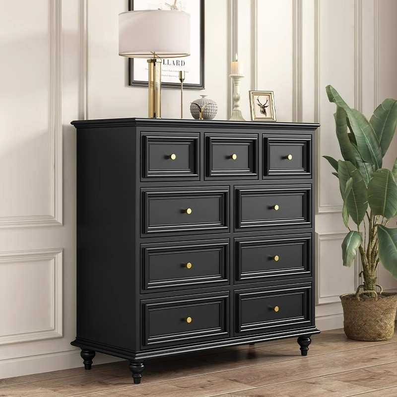 实木五斗柜美式乡村卧室抽屉储物收纳柜黑色立柜复古客厅靠墙斗橱,鲜花速递/花卉仿真/绿植园艺,割草机/草坪机,淘宝优惠券,粉丝福利购,淘宝优惠卷
