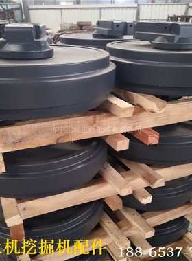 卡挖机336D引导轮449-2293 /挖机原厂引导轮_，工程机械四轮一带