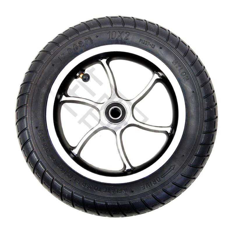 电动轮椅配件大全前轮轮子8寸200x50前小轮10寸10x2万向轮实心胎