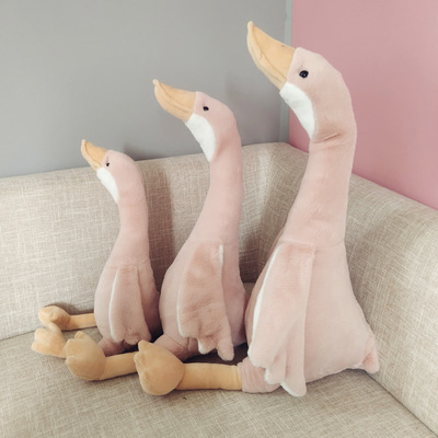 大白鹅公仔鸭子玩偶毛绒玩具布娃娃女孩可爱超软睡觉抱枕生日礼物