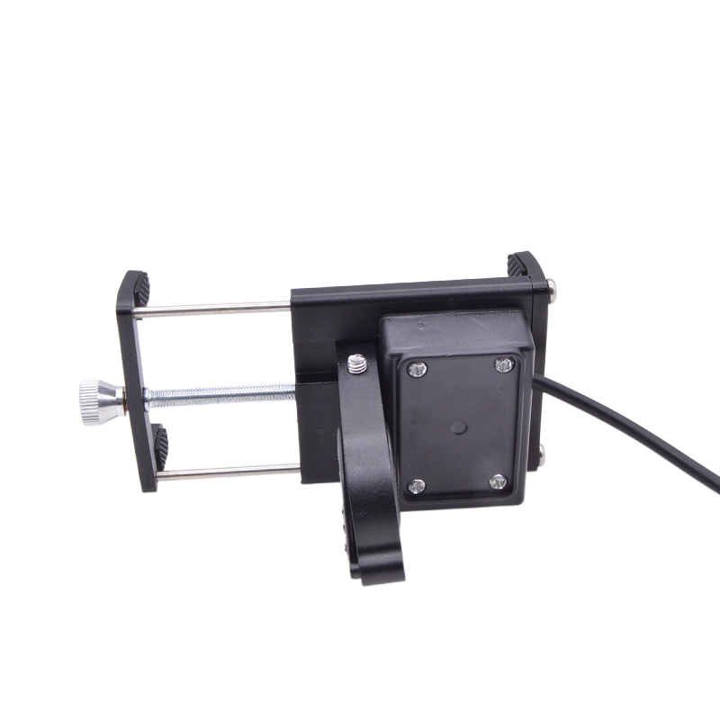 代驾电动自行车手机充电器铝合金导航车载支架外卖车防水USB快充