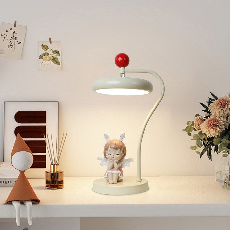 新款奶油卧室床头台灯儿童时尚简约创意中古氛围看书桌全光谱护眼,家装灯饰光源,装饰台灯,淘宝优惠券,粉丝福利购,淘宝优惠卷