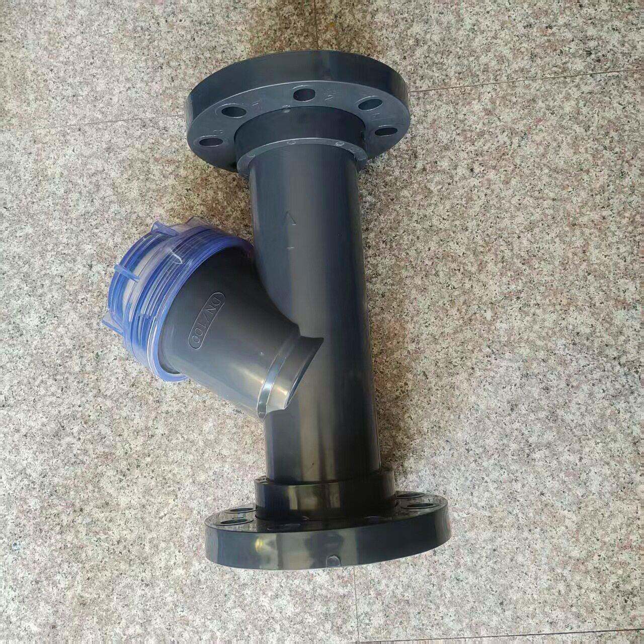 厂家直供 PVCY型过滤器 Y型PVC过滤器 透明PVC过滤器
