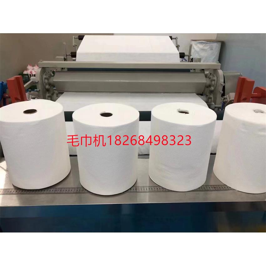 全自动棉柔巾一出五排柔巾卷点断折叠分切复卷机 一次性洗脸巾