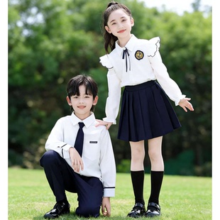 国庆儿童合唱表演服幼儿园小学生诗歌朗诵比赛毕业照班服演出服装