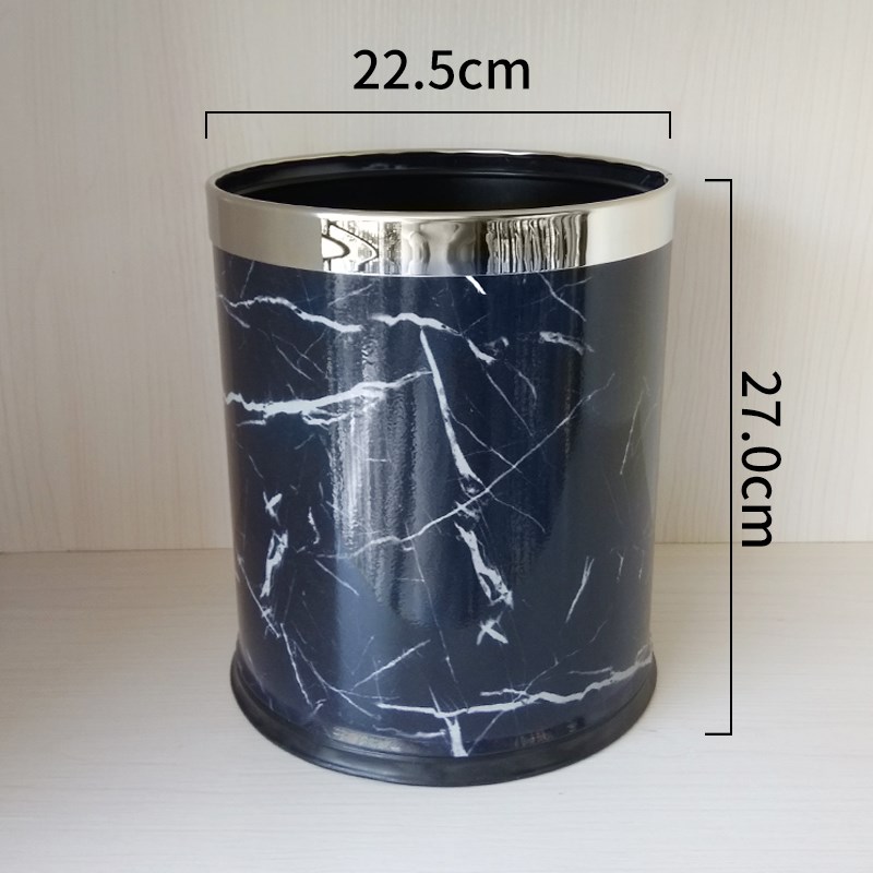 酒店客房双层垃圾桶无盖宾馆KTV圆形加厚垃圾桶客厅用卫生间卧室