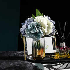 流嫣LIUYAN 样板房卧室浴室卫生间摆件软装无火香薰黑色托盘套装