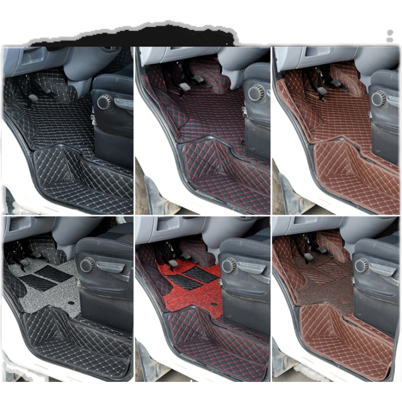 上汽大通V80脚垫改装专用plus前排丝圈V90全包围配件汽车地垫皮革