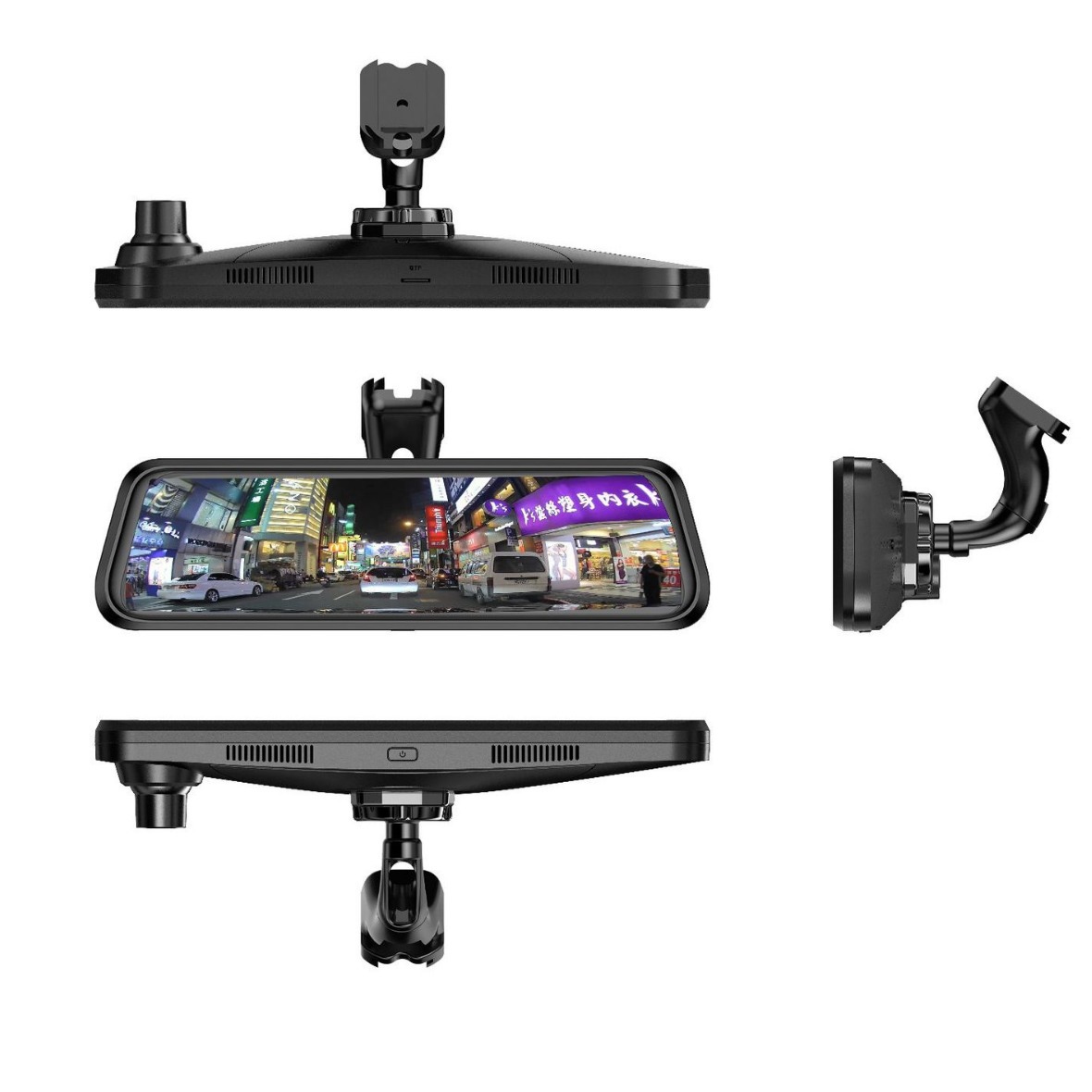 流媒体行车记录仪10寸大屏高清原车原貌支持电子狗语控ADAS