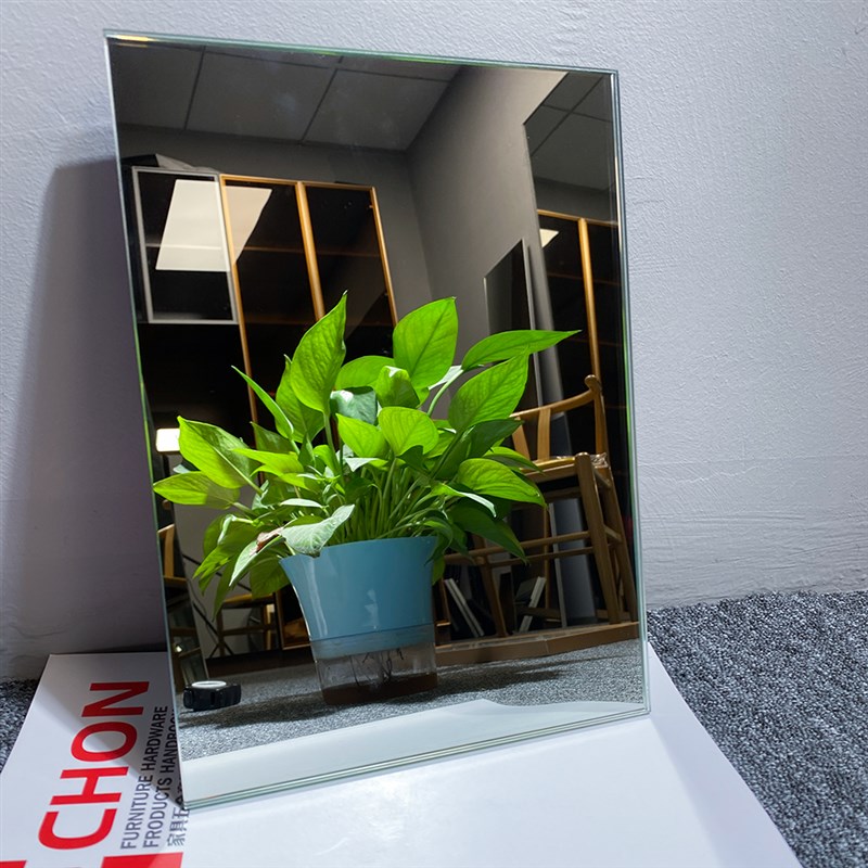 高清无铜银镜随身小镜子超白无铜银镜工厂来图定制精工玻璃样品镜